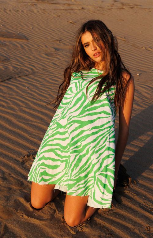 VESTIDO FEST PRINT LINO