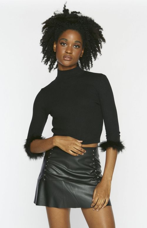 POLERA LONDON 3/4 PLUMAS