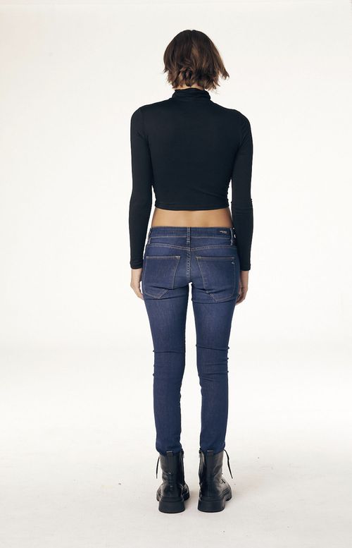 PANTALON LULY SKINNY TIRO BAJO ROTURAS