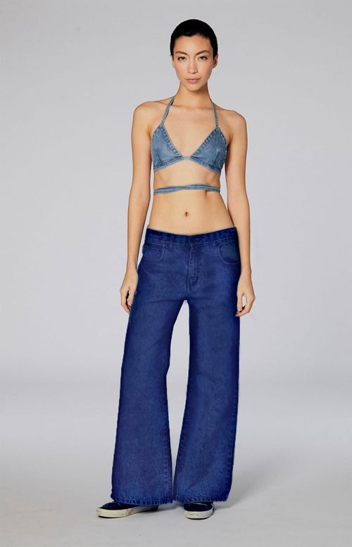 PANTALON WIDE LEG RUEDO