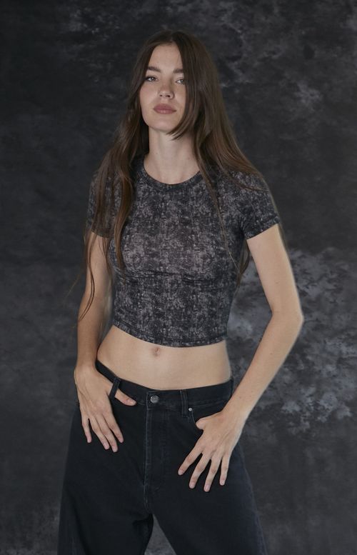 REMERA FRAN CROP VINTAGE