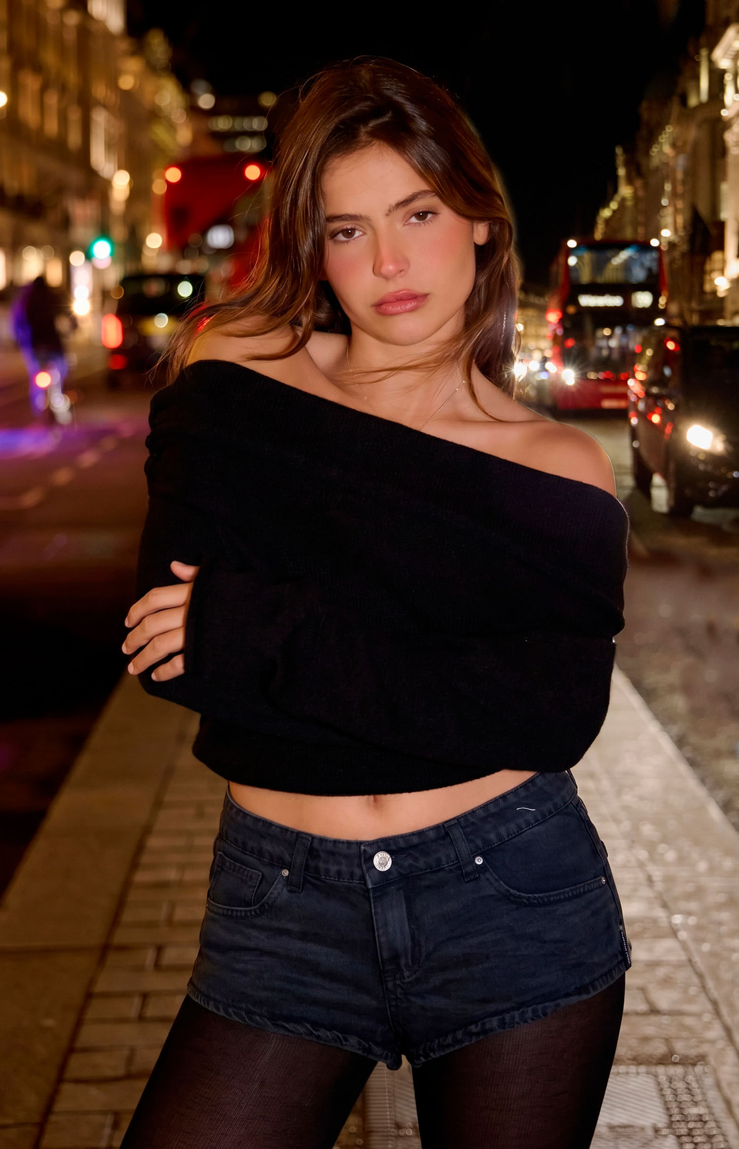 SWEATER OFF SHOULDER MOHAIR