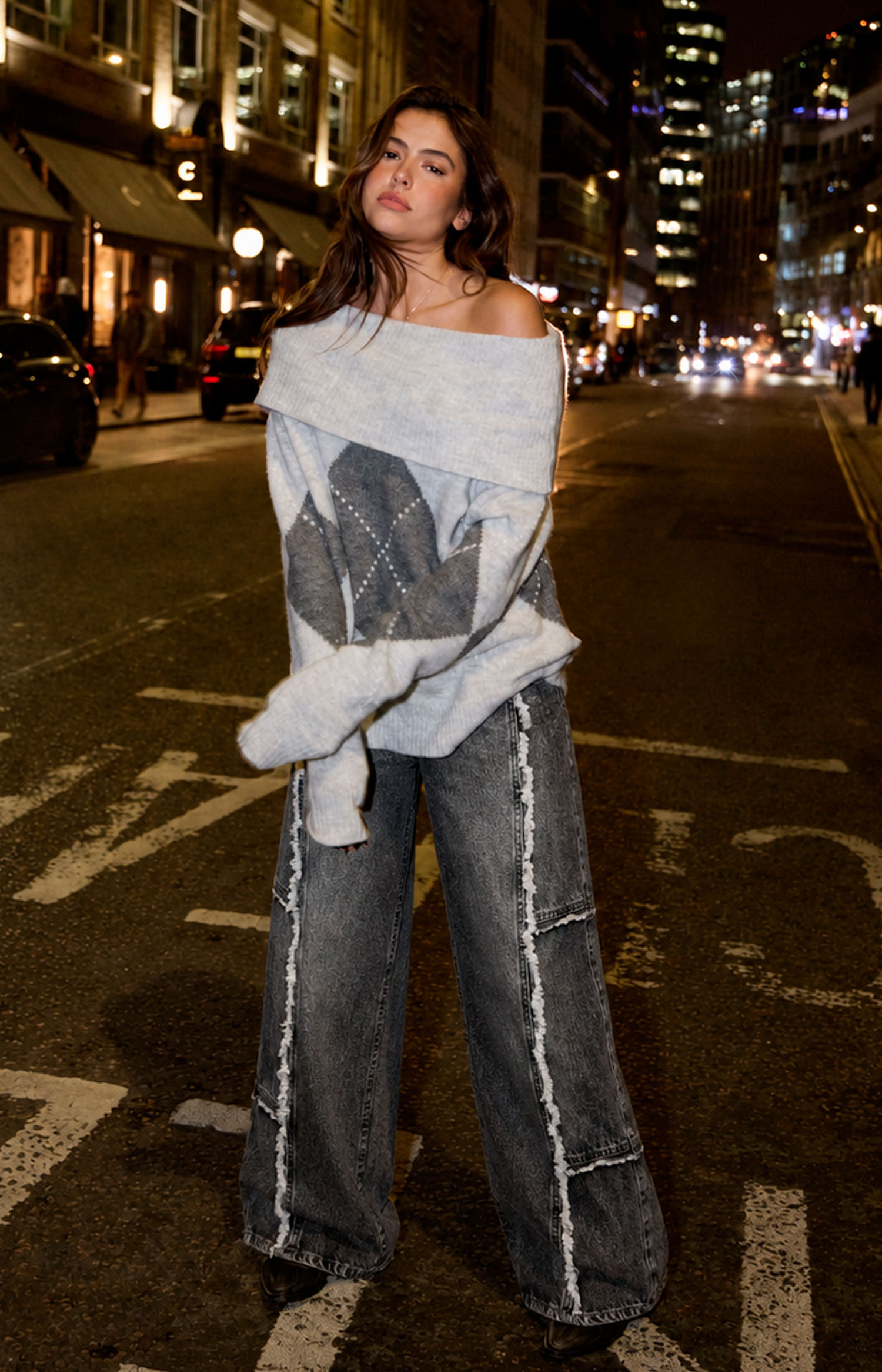 PANTALON BIGGER RECORTES STAR