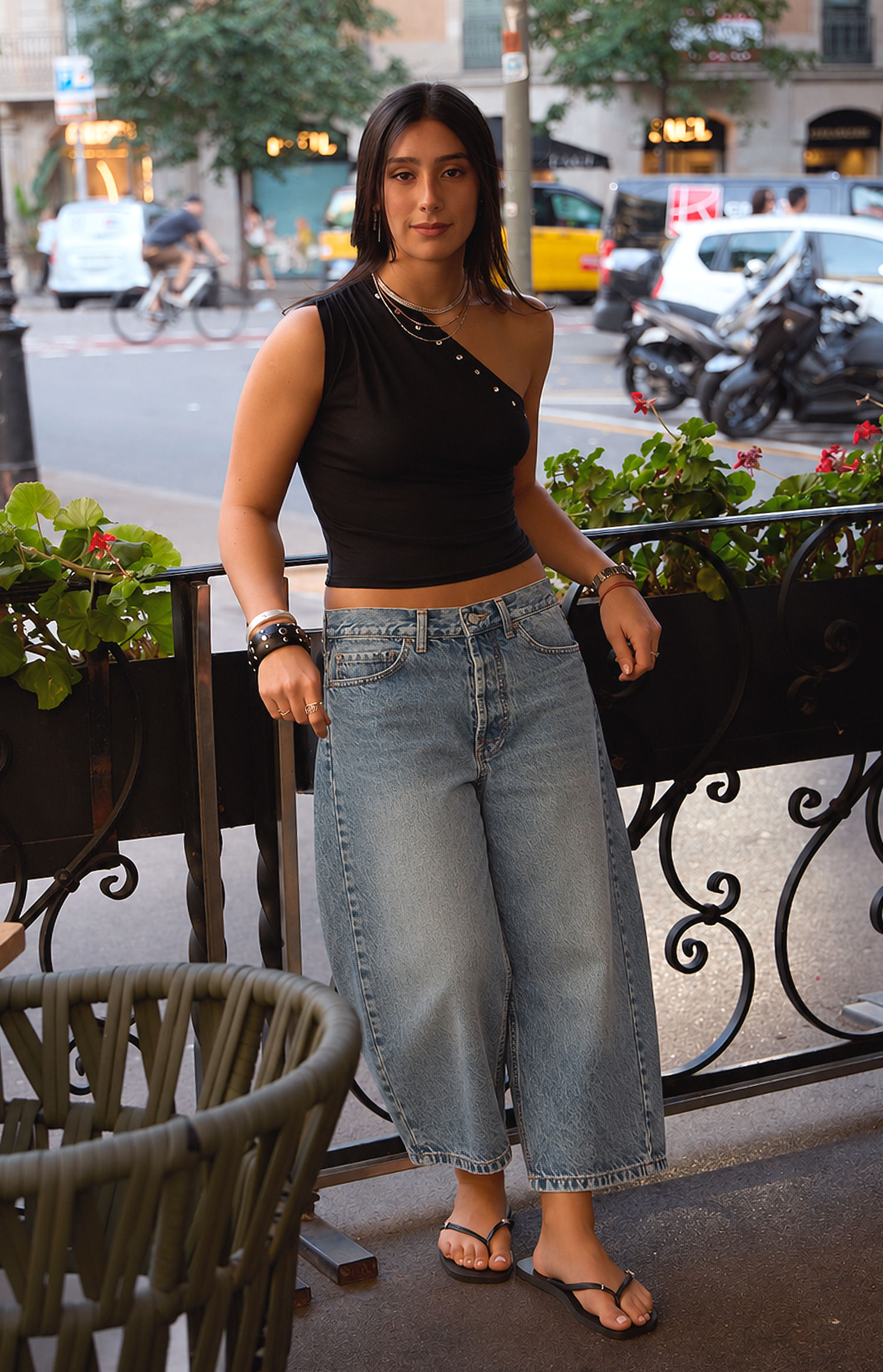 PANTALON BARRELL CROPPED